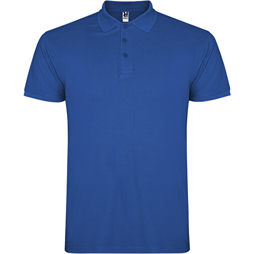 Star Poloshirt Für Kinder , royal, Piqué Strick 100% Baumwolle, 200 g/m2, 11/12, , Bild 1