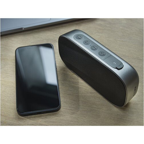 Stark 2.0 Bluetooth® Lautsprecher Aus Recyceltem Kunststoff, 5W, IPX5 , weiß, Recycelter ABS Kunststoff, 15,80cm x 3,10cm x 7,40cm (Länge x Höhe x Breite), Bild 8