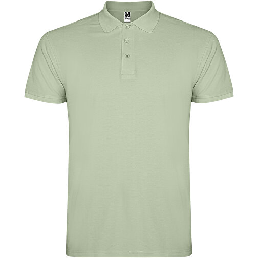 Star Poloshirt Für Herren , mist green, Piqué Strick 100% Baumwolle, 200 g/m2, XL, , Bild 1