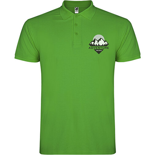 Star Poloshirt Für Herren , grass green, Piqué Strick 100% Baumwolle, 200 g/m2, 3XL, , Bild 2