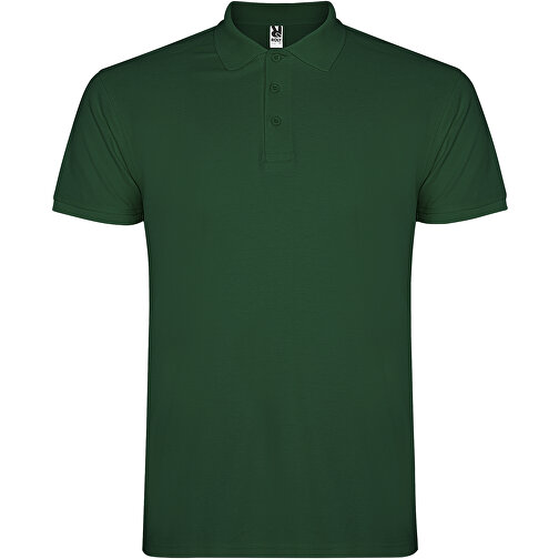 Star Poloshirt Für Herren , dunkelgrün, Piqué Strick 100% Baumwolle, 200 g/m2, L, , Bild 1