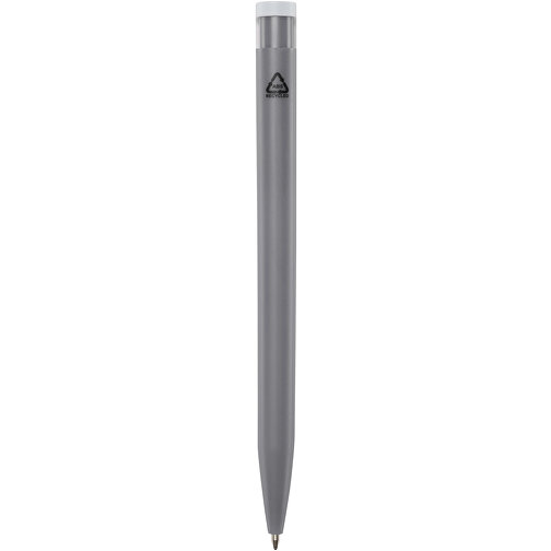 Unix Kugelschreiber Aus Recyceltem Kunststoff , grau, Recycelter ABS Kunststoff, 13,90cm (Länge), Bild 3