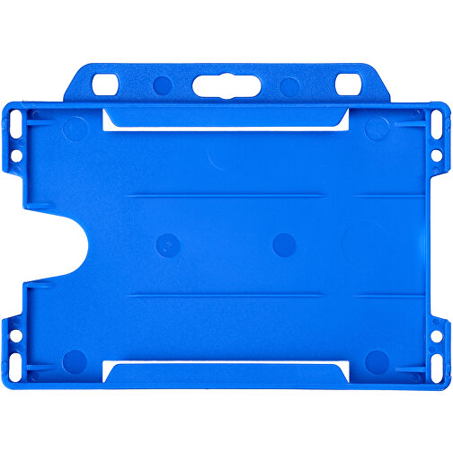 Vega Kartenhalter Aus Recyceltem Kunststoff , blau, Recycelter PP Kunststoff, 9,00cm x 0,40cm x 6,50cm (Länge x Höhe x Breite), Bild 3