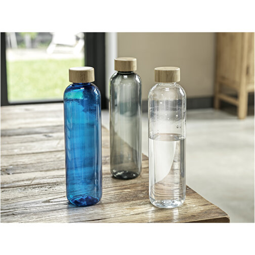 Ziggs 1000 Ml Sportflasche Aus Recyceltem Kunststoff , transparent klar, Recycelter PET Kunststoff, Bambusholz, Recycelter PP Kunststoff, 7,55cm x 27,70cm x 7,55cm (Länge x Höhe x Breite), Bild 6