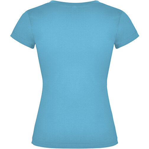 Victoria T-Shirt Mit V-Ausschnitt Für Damen , türkis, Single jersey Strick 100% Baumwolle, 155 g/m2, 2XL, , Bild 3