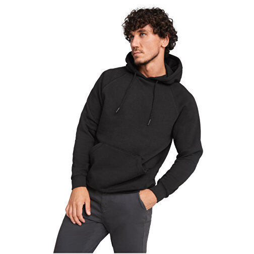 Vinson Kapuzenpullover Unisex , schwarz, Strick 57% Bio Baumwolle, 8% Baumwolle, 21% Recyceltes Polyester, 14% Polyester, 300 g/m2, S, , Bild 6