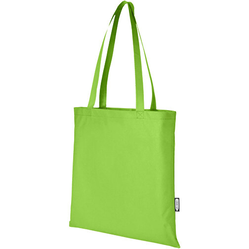 Zeus Non Woven Große Tragetasche 6L Aus GRS Recyclingmaterial 6 L , limone, GRS zertifiziertes recyceltes Polyester, 80 g/m2, 38,00cm x 40,00cm (Länge x Höhe), Bild 1