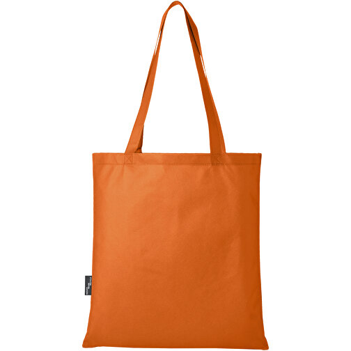 Zeus Non Woven Große Tragetasche 6L Aus GRS Recyclingmaterial 6 L , orange, GRS zertifiziertes recyceltes Polyester, 80 g/m2, 38,00cm x 40,00cm (Länge x Höhe), Bild 4