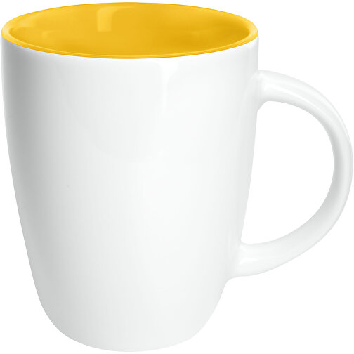 Kössinger Elektra Inside , weiß/gelb, Steinzeug, 9,90cm x 8,20cm x 8,20cm (Länge x Höhe x Breite), Bild 1