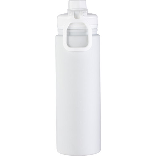 Thermotrinkflasche RETUMBLER-ARCTICDROP , weiss, Kunststoff, Silikon, recycelter Edelstahl, 26,00cm x 8,20cm x 8,20cm (Länge x Höhe x Breite), Bild 3