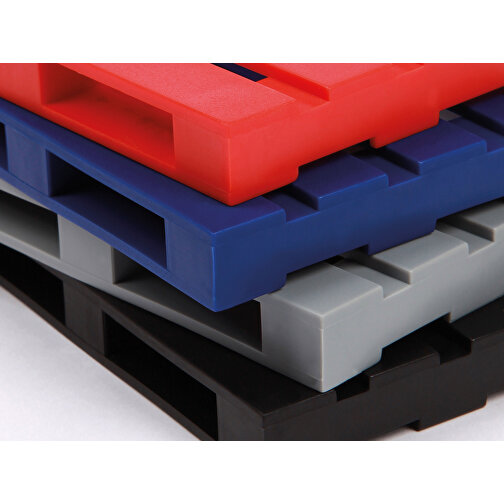 Palettenblock 'Euro-K' 12 X 8 X 6 Cm , weiss, Papier: 90 g/m² holzfrei weiss, chlorfrei gebleicht, 12,00cm x 6,00cm x 8,00cm (Länge x Höhe x Breite), Bild 2