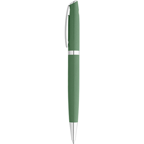 RE-LANDO-SET. Tintenroller Und Kugelschreiber Mit Gehäuse Aus 100% Recyceltem Aluminium , grün, Recyceltes Aluminium, Metall, , Bild 2