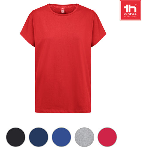 THC SOFIA REGULAR. Damen T-shirt (normaler Schnitt) , hellgrau melliert, Jersey-Strick, XL, , Bild 4