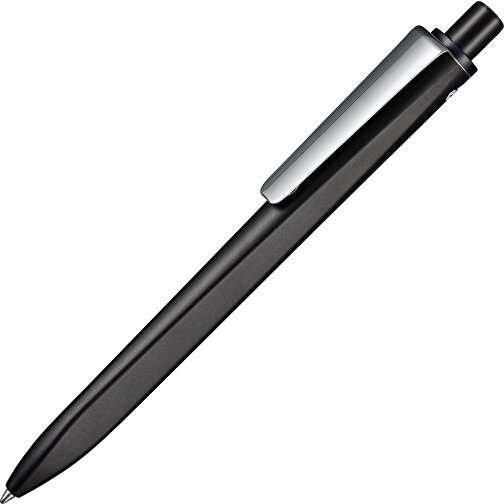 Kugelschreiber RIDGE SCHWARZ RECYCLED  M , Ritter-Pen, schwarz recycled, ABS u. Metall, 141,00cm (Länge), Bild 2