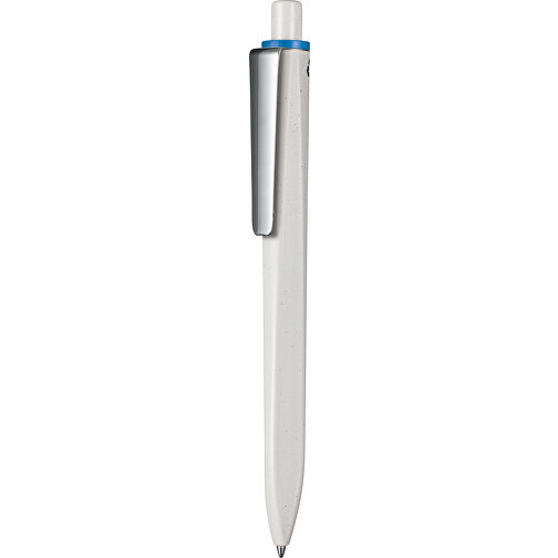 Kugelschreiber RIDGE GRAU RECYCLED M , Ritter-Pen, grau recycled/blau recycled, ABS u. Metall, 141,00cm (Länge), Bild 1