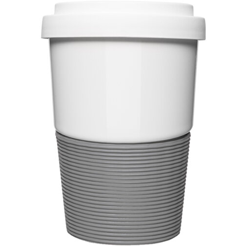 Mahlwerck Coffee2Go Wave Form 467 , Mahlwerck Porzellan, weiss, Porzellan/Kunststoff/Silikon, 13,00cm (Höhe), Bild 1