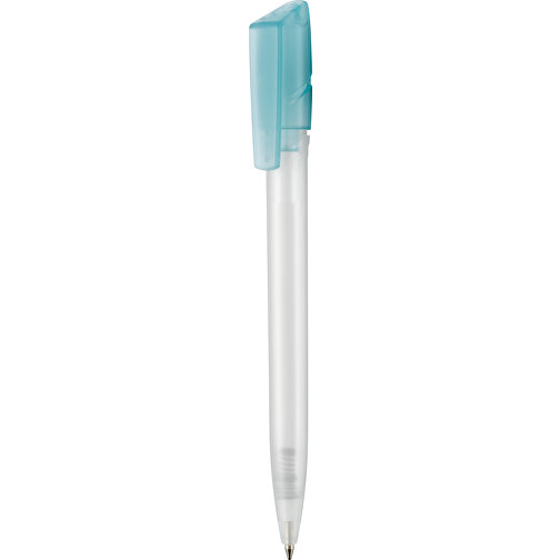 Kugelschreiber TWISTER FROZEN , Ritter-Pen, frost-weiss /gletscher-blau, ABS-Kunststoff, 14,50cm (Länge), Bild 1
