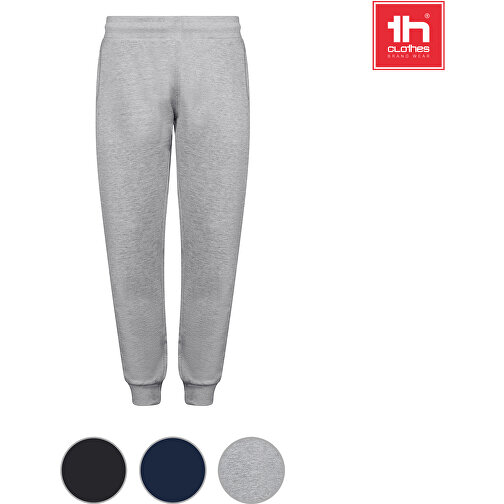 THC SPRINT. Jogginghose (Unisex) , hellgrau melliert, French Terry, recycelter Polyester, XL, , Bild 4