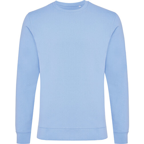 Iqoniq Zion Rundhals-Sweater Aus Recycelter Baumwolle , sky blue, 50% recycelte und 50% biologische Baumwolle, XS, 64,00cm x 1,00cm (Länge x Höhe), Bild 1