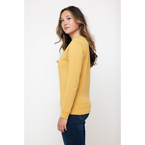 Iqoniq Zion Rundhals-Sweater Aus Recycelter Baumwolle , ochre yellow, 50% recycelte und 50% biologische Baumwolle, XXXL, 80,00cm x 1,00cm (Länge x Höhe), Bild 10