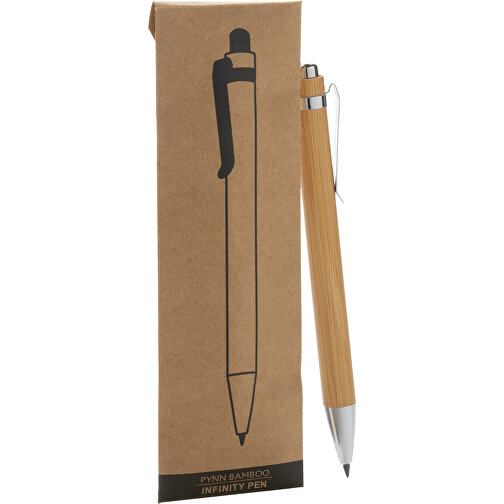 Pynn Bambus Infinity-Stift , braun, Bambus FSC® zertifiziert, 13,80cm (Höhe), Bild 7