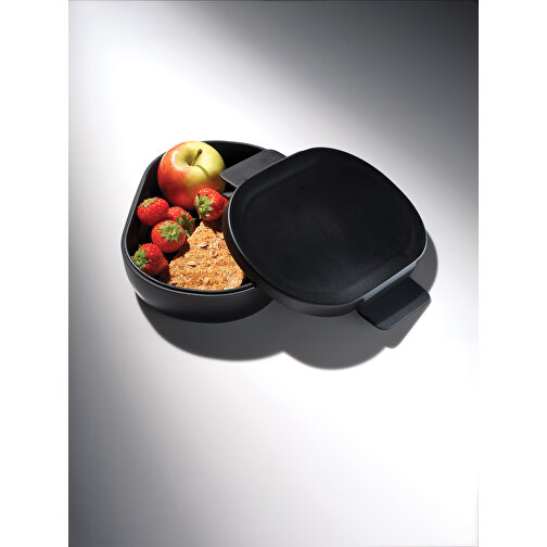 Avira Atlas Lunchbox Aus RCS Recyceltem PP 700ml , schwarz, Polypropylen - recycelt, 19,00cm x 6,30cm (Länge x Höhe), Bild 9