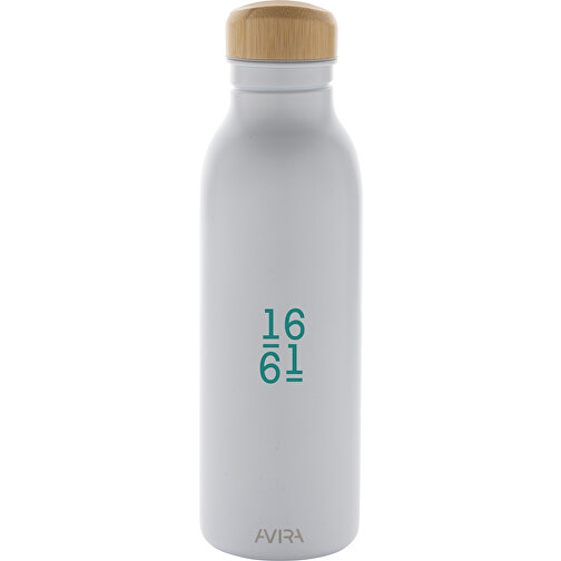 Avira Alcor 600ml Wasserflasche Aus RCS Rec. Stainless-Steel , weiß, Rostfreier Stahl - recycelt, 22,50cm (Höhe), Bild 6