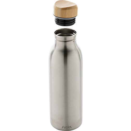 Avira Alcor 600ml Wasserflasche Aus RCS Rec. Stainless-Steel , silber, Rostfreier Stahl - recycelt, 22,50cm (Höhe), Bild 4