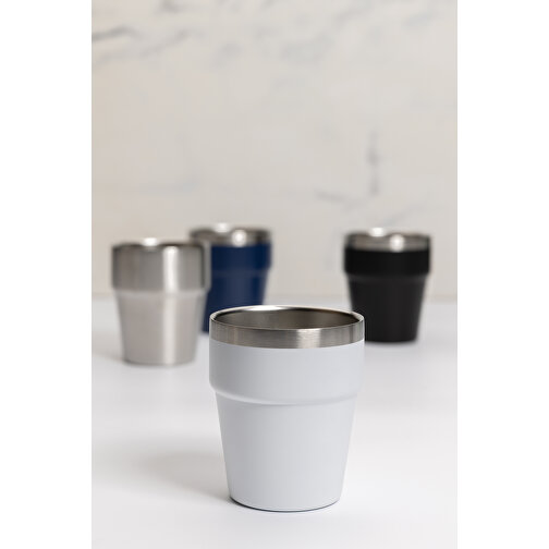 Clark Doppelwandige RCS Kaffeetasse 300ml , navy blau, Rostfreier Stahl - recycelt, 9,70cm (Höhe), Bild 5