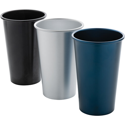 Alo Leight-Weight-Becher Aus RCS Recyceltem Aluminium 450ml , schwarz, Aluminium - recycelt, 13,00cm (Höhe), Bild 4