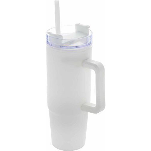 Tana Becher Aus RCS Recyceltem Kunststoff Mit Griff 900ml , weiss, Polypropylen - recycelt, 24,10cm (Höhe), Bild 1