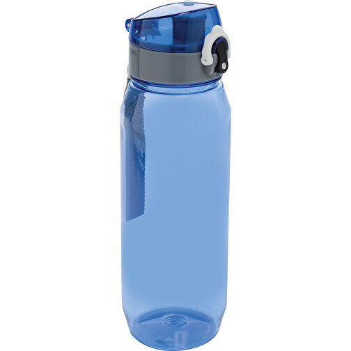 Yide Verschließbare Wasserflasche Aus RCS Rec. PET, 800ml , blau, PET - recycelt, 25,00cm (Höhe), Bild 1