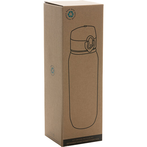 Yide Verschliessbare Wasserflasche Aus RCS Rec. PET, 800ml , schwarz, PET - recycelt, 25,00cm (Höhe), Bild 11