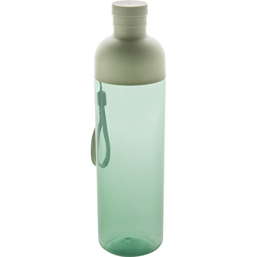 Impact Auslaufsichere Wasserflasche Aus RCS Recyc. PET 600ml , grün, PET - recycelt, 24,30cm (Höhe), Bild 1