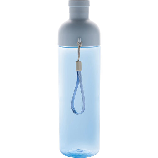 Impact Auslaufsichere Wasserflasche Aus RCS Recyc. PET 600ml , blau, PET - recycelt, 24,30cm (Höhe), Bild 4