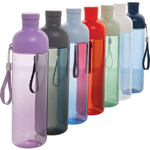 Impact Auslaufsichere Wasserflasche Aus RCS Recyc. PET 600ml , rot, PET - recycelt, 24,30cm (Höhe), Bild 8