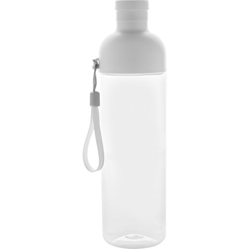 Impact Auslaufsichere Wasserflasche Aus RCS Recyc. PET 600ml , weiß, PET - recycelt, 24,30cm (Höhe), Bild 2