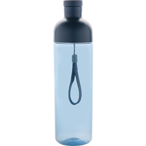 Impact Auslaufsichere Wasserflasche Aus RCS Recyc. PET 600ml , navy blau, PET - recycelt, 24,30cm (Höhe), Bild 3