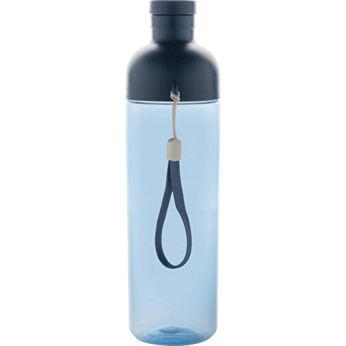 Impact Auslaufsichere Wasserflasche Aus RCS Recyc. PET 600ml , navy blau, PET - recycelt, 24,30cm (Höhe), Bild 4