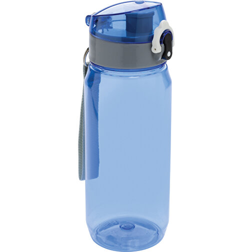 Yide RCS  RPET Verschliessbare Wasserflasche 600ml , blau, PET - recycelt, 21,40cm (Höhe), Bild 1