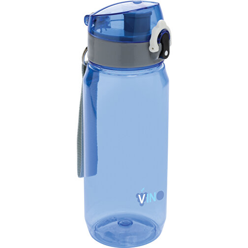 Yide RCS  RPET Verschliessbare Wasserflasche 600ml , blau, PET - recycelt, 21,40cm (Höhe), Bild 6