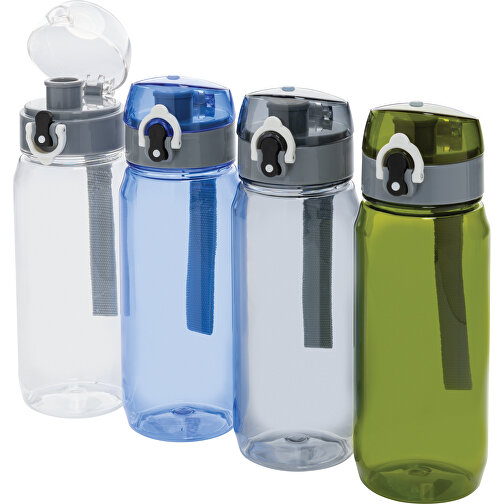 Yide RCS  RPET Verschließbare Wasserflasche 600ml , blau, PET - recycelt, 21,40cm (Höhe), Bild 8