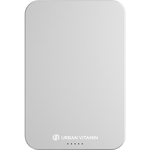 Urban Vitamin Richmond 5000mAh Powerbank Aus RCS Plastik/Alu , silber, Aluminium, 10,80cm x 0,90cm (Länge x Höhe), Bild 4