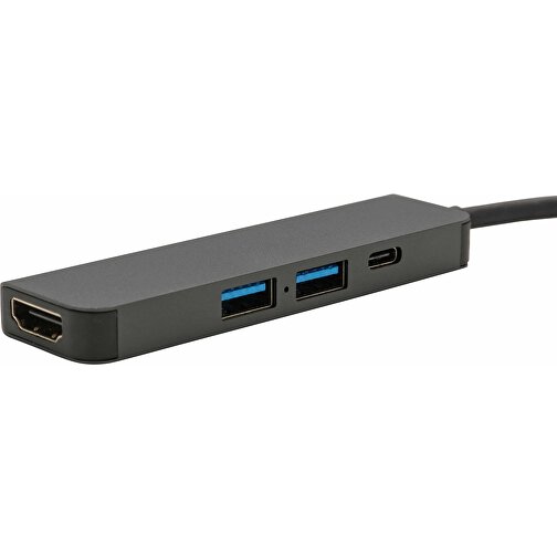 Terra Hub lavet af RCS-genbrugsaluminium med HDMI-indgang, Billede 2