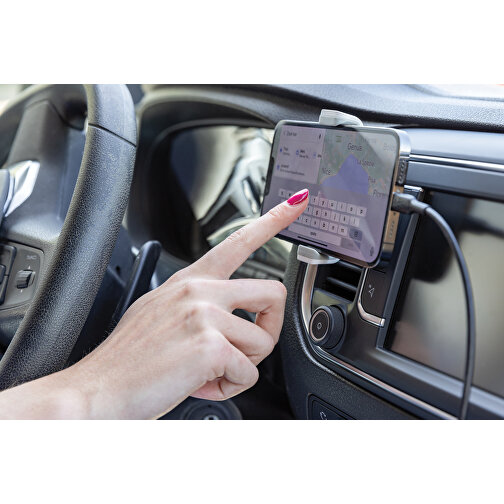 Supporto per cellulare Acar a 360° per auto in plastica riciclata RCS, Immagine 10