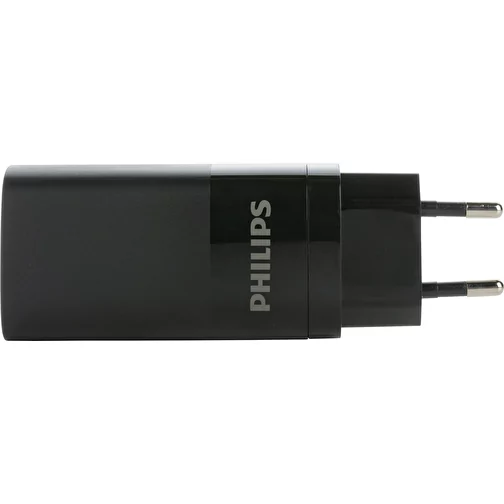 Cargador de pared de 3 puertos USB con PD ultrarrápida Philips de 65 W, Imagen 1