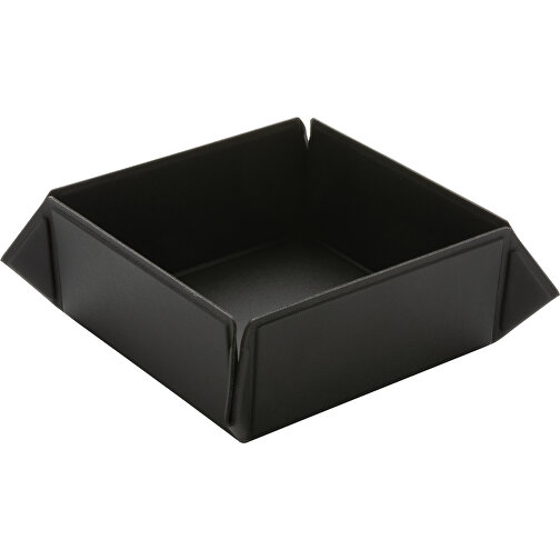 Swiss Peak Faltbare Magnetbox Aus RCS Recyceltem PU , schwarz, PU - recycelt, 21,00cm x 0,20cm (Länge x Höhe), Bild 1