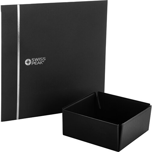 Swiss Peak Faltbare Magnetbox Aus RCS Recyceltem PU , schwarz, PU - recycelt, 21,00cm x 0,20cm (Länge x Höhe), Bild 8