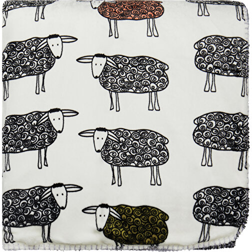 Sheep RPET-Sherpa-Decke , weiß, Polyester, 170,00cm x 0,40cm (Länge x Höhe), Bild 2