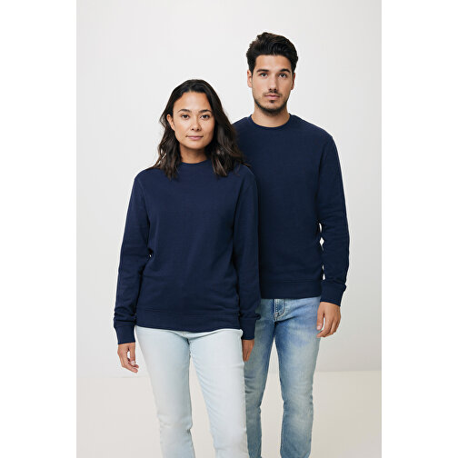 Iqoniq Zion Rundhals-Sweater Aus Recycelter Baumwolle , navy blau, 50% recycelte und 50% biologische Baumwolle, 4XL, 82,00cm x 1,00cm (Länge x Höhe), Bild 4